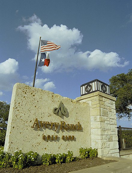 Avery Ranch Golf Course - Entrance