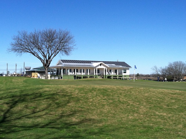 Morris Williams GC - no. 18 and clubhouse