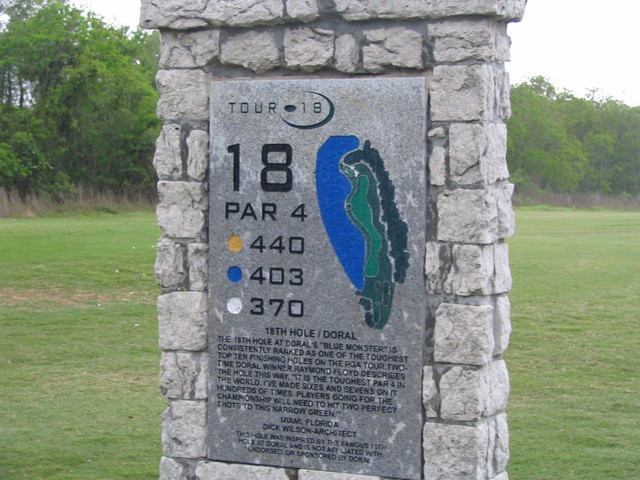 tour 18 golf course locations