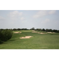 The 14th hole at the Westin La Cantera's Palmer Course is a snaking, rolling par 5 with plenty of bunkers.