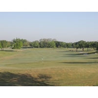 The 456-yard par-4 16th is part of a tough finishing stretch at The Golf Club at Champions Circle in Fort Worth.