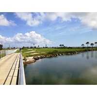 The par-3 sixth, which plays 232 yards from the tips, can be one of the toughest holes at Moody Gardens Golf Course in Galveston.