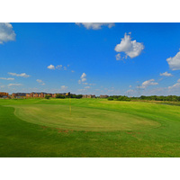 At 554 yards, the par-5 16th is the longest hole at Mansfield National Golf Club south of Dallas.
