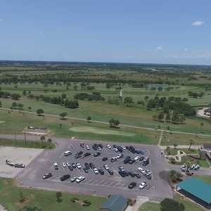 Bayou GC: Aerial view, clubhouse