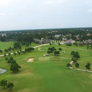 Gleannloch Pines GC: Aerial view