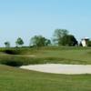 A view of a well protected green at Heritage Ranch Golf and Country Club.