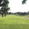 A view from a tee at Gaines County Golf Course.