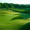 A view of a green at Pecan Valley Golf Course.