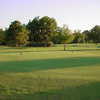 A view of the putting green at Fox Creek Golf Club