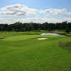 A view of green #12 from tee #13 at Pecan Hollow Golf Course (Eric Dorsey/GreenMambaGraphics).