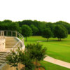 A view of the practice area at Pecan Hollow Golf Course.
