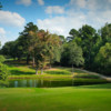 A view of a tee at Hideaway Lake Club.