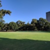View of a green at Hermann Park Golf Course.