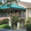 A view of the clubhouse terrace at Brentwood Country Club