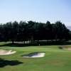 A view of green protected by bunkers at Tenison Park Golf Club