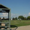 A view of the driving range at Cedar Crest Golf Course