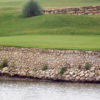 A view of green protected by bunkers at The Resort Golf Club