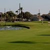 A view of the 18th green at Galveston Country Club
