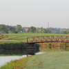 A view over the bridge of a green at Riverside Golf Club