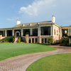 A view of the clubhouse at Houston Country Club 