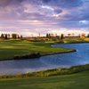 A view of hole #18 with water coming into play at The Rawls Course - Texas Tech (Dick Durrance)