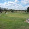 A view of the practice putting green at Riverside Golf Club