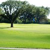 A sunny view of green at Pleasanton Country Club
