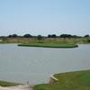 A view of green #17 at Frisco Lakes Golf Club