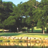 A view of a green at Pecan Valley Golf Course