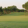 A sunny day view of a hole at SugarTree Golf Club