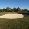 Brackenridge Park #1: Flat-bottomed bunkers in the fairway and around the greens at Brackenridge Park Golf Course also feature grassy slopes