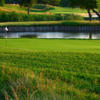 A view of a green with water coming into play at Stonebridge Ranch Country Club (ClubCorp)