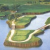 Aerial view of hole #12 at Dye Course from Stonebridge Ranch Country Club