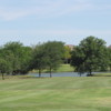 A view of a fairway at LakeRidge Country Club.