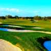 A view of the 18th fairway at The Golf Club at Texas A&M