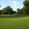 Looking back from a green at Firewheel Golf Park