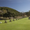View of the driving range at Tapatio Springs Hill Country Resort