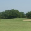 A view of green #1 at Corsicana Country Club