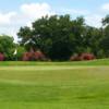 A view of a green at Randolph Oaks Golf Course