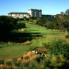 A view of a tee at Fazio Foothills Course from Barton Creek Resort