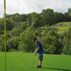 A young golfer at Palmer Lakeside Course from Barton Creek Resort