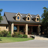 A view of the clubhouse's entrance at Utopia Golf