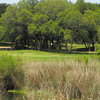 A view of the 18th green at Grey Rock Golf Club