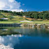 A view of green #18 at River Place Country Club