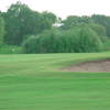 A view of the practice chipping green at Lost Pines Golf Course
