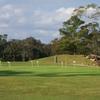 A view of the putting green at Evergreen Point Golf Course