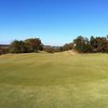 A view of the 9th green at The Timber Links at Denton