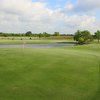A view of green #15 at Pasadena Municipal Golf Course
