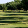 A view of a fairway at Andrews County Golf Course.