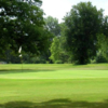 A sunny day view of hole #3 at Clarksville Country Club.
